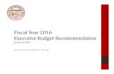 Fiscal Year 2016 Executive Budget Recommendation 16 Budget rollout...Fiscal Year 2016 Executive Budget Recommendation January 16, 2015 Governor Douglas A. Ducey 2 Defining the Problem