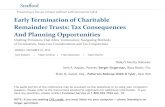 Early Termination of Charitable Remainder Trusts: Tax ...media.straffordpub.com/products/early-termination...Nov 23, 2015  · Charitable Remainder Trusts: Tax Consequences and Planning