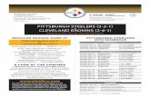 PITTSBURGH STEELERS (3-2-1) CLEVELAND BROWNS (2-4-1) · 2018. 10. 23. · TUESDAY, OCT. 23 • Coach Tomlin Press Conference: Noon Live on Steelers.com WEDNESDAY, OCT. 24 • Player