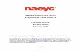 National Association for the Education of Young Childrenthe goal of promoting excellence in early childhood education for all young children. NAEYC Vision 2015: The NAEYC Governing