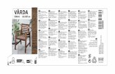 VÅRDA 13573 403.331 · 2019. 4. 5. · stain for outdoor furniture. Brown. EU limit value for this product (cat. A/e): 130 g VOC/l (2010). This product contains max. < 130 g VOC/l