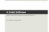 A Hotel Software...Creating various short term and long terms PPC strategies targeting the websites visited most by hoteliers and SME in the hospitality industry ! Targeting websites