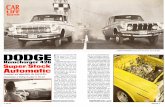 The Automotive History Preservation Society - Preserving the ...wildaboutcarsonline.com/members/AardvarkPublisher...ding. His car, the cheapest, lightest model in the big Dodge lineup,
