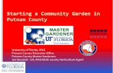 University of Florida, IFAS Putnam County Extension Office ......Putnam County Extension Office Putnam County Master Gardeners Joe Sewards – UF, IFAS Multi-county Horticulture Agent