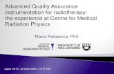 Advanced Quality Assurance instrumentation for radiotherapy: … · 2015. 10. 13. · Marco Petasecca, PhD Japan 2015, 28 September, 2015 KEK Advanced Quality Assurance instrumentation