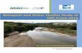 Biological and Water Quality Study of Mill Creek 2016 · 2017. 7. 27. · MBI/2017-6-8 Mill Creek Bioassessment 2016 June 30, 2017 i . Biological and Water Quality Study of Mill Creek