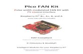 PIco FAN Kit - Pi Modulespimodules.com/_pdf/PIco FAN Kit Assembly Instruction.pdf · I2C control Interface for use with Raspberry Pi ... Set of 4 pcs of rubber washers required for