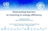 Overcoming barriers to investing in energy efficiency...overcoming barriers to investing in EE (cont.) 7. Raising awareness about the multiple benefits of energy efficiency projects