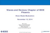Waves and Devices Chapter of IEEE Phoenix · 2016. 10. 3. · Rotor Blade Modulation (RBM) Definition: Rotor blade modulation (also called rotor modulation) is the degradation of