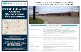 Chapel Avenue-7501-7527 front page brochure-SALE · LOCATION MAPS 2931 Oak Park Circle Fort Worth, Texas 76109 (p) 817.335.7575 (f) 817.870.1911 Dick Myers