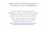 National Alzheimer’s Project Act (NAPA)16.de Arruda Cardoso Smith M, Borsatto-Galera B, Feller RI, et al. Telomeres on chromosome 21 and aging in lymphocytes and gingival fibroblasts