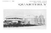 AUCKLAND CITY ART GALLERY QUARTERLY - rfacdn.nz · Auckland Art Gallery and Mackelvie Collection, 1888 points out that the collections commenced 'mainly through the enlightened munificence