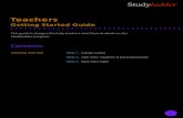 Getting Started Guide - Studyladder€¦ · This guide is designed to help teachers start their students on the Studyladder program. Contents: Getting Started Step 1. Create a class