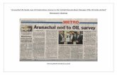 Arunachal CM hands over Oil Exploration License to Shri ... · Arunachal Pradesh çhief minister Pema Khandu hands over the licences to Inderjit Baruah in Itanagar on Wednesday from