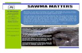SAWMA MATTERS - - The Southern African Wildlife … · Electronic newsletter of the Southern African Wildlife Management Association In this issue: General SAWMA announcements SAWMA