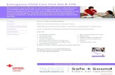 Emergency Child Care First Aid & CPRlearnfirstaid.ca/wp-content/uploads/2014/11/Red-Cross... · 2017. 11. 2. · Emergency Child Care First Aid & CPR Basic one-day course offering