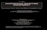 NORWEGIAN MARITIME EQUIPMENT - SeaDirectory.comweb.seadirectory.com/seadirectory.com/media/... · MONITORING SYSTEMS - Alarm equipment - Monitoring equipment System groups: 381, 79,