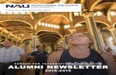 CENTER FOR INTERNATIONAL EDUCATION ALUMNI NEWSLETTER · with the NAU Center for International Education, and will prepare students for careers in international recruiting, study abroad