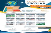 CALENDARIO ESCOLAR · 2020. 8. 20. · calendario escolar 2020-2021 de 195 dÍas para educaciÓn normal y demÁs para la formaciÓn de maestros de educaciÓn bÁsica vigente para