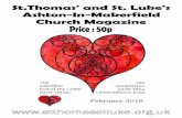 St. Thomas and St. Lukeâ€™s Church Magazine February 2018 The Film Review with Rob Carson 36 Registers
