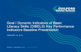 Goal I Dynamic Indicators of Basic Literacy Skills (DIBELS ...€¦ · Literacy Skills (DIBELS) Key Performance Indicators Baseline Presentation FEBRUARY 22, 2018. Mission Guilford