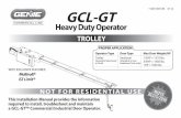 GCL-GT - The Genie Company · GCL-GT Heavy Duty Operator 03-12 3.1 Job Site Issues to Consider/Concerns The following list of items should be considered prior to selecting an operator