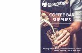 COFFEE BAR SUPPLIES - Crimson Cup Coffee & Tea | Coffee ...€¦ · Jamaican Me Crazy Kahlua flavor complemented with notes of hazelnut and caramel. • Regular • Pillow Packs •