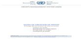 GUIDE DE CREATION DE PROJET - HumanitarianResponse · 2020. 4. 30. · 5 FH RDC - GMS : Guide de création et édition de projet 3.4.1. Ajouter un Effet (Outcome) cliquer sur la droite