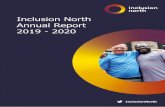 Inclusion North Annual Report 2019 - 2020...work with professionals from Health, Social Care and Education and family carers, who were all doing their own strand of the leadership