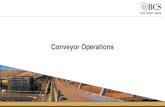 Conveyor Operations · Conveyor guarding is the most critical aspect of conveyor safety. Conveyors are in continual motion and have many moving parts/nip points. A nip point is where