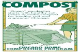 COMPOST - Chicago · 2020. 7. 14. · Compost worms are often called “red worms” or “red wigglers.” Their scientific name is Eisenia fetida. They are different from earthworms