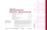 in the clinic Abdominal Aortic Aneurysmpresentation, therapy, and mortality of abdominal aortic aneurysm in the United States, 2001-2004. J Vasc Surg. 2007;45:891-9. [PMID: 17391899]