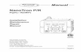 Manual NanoTron P/R - Advantage Controls · 2020. 3. 6. · 1 Manual NanoTron P/R P(pH) / R(ORP) Installation Maintenance Repair Manual Advantage Controls 4700 Harold Abitz Dr. Muskogee,