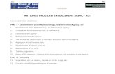 NATIONAL DRUG LAW ENFORCEMENT AGENCY ACT · Establishment of the National Drug Law Enforcement Agency 2. Composition and proceedings etc., of the Agency 3. Functions of the Agency