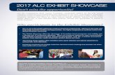 201 ALC EXHIBIT SHOWCASE - CadmiumCD€¦ · 9 a.m. – 5 p.m. Installation-Booth furnishings to include: one (1) 6-foot draped table, two (2) chairs and one (1) wastebasket.-7”x44”