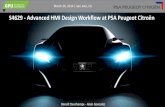 Advanced HMI Design Workflow at PSA Peugeot Citroen · Advanced HMI Design Workflow at PSA Peugeot Citroen Author: Alain Gonzalez Subject: PSA Peugeot Citroën IT department is involved
