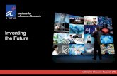 Inventing the Future - NICTand media research and developing a deep talent pool of infocomm ... • Multimedia Content Analytics • Video Analytics • HDR De ghosting ... Electronics