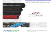 19.3.18 NEWPRO CORRUGATED CATALOGUE - Pipes Tech€¦ · CORRUGATED HDPE PIPES FOR CABLE PROTECTION 03 * * * * * * Resale Product 50 m Roll (ND 200 in 25 Roll) 40 50 63 75 90 31 40