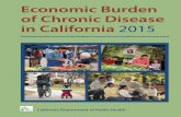 Economic Burden of Chronic Disease in California 2015 · 2/17/2015  · failure), diabetes, cancer, and depression. The county-level health care costs were estimated combining (1)