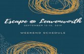 Escape @ Leavenworth Schedule · Wine Education & Tasting with the Winemaker Brittany Komm, Sr. Viticulturist for Precept Wine, will be joining the group on Saturday for happy hour