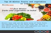 Top 10 Winter Fruits And Vegetables In India!