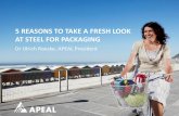 5 REASONS TO TAKE A FRESH LOOK AT STEEL FOR PACKAGING · Images: Campbelll’s,soup company, Illy, Virojanglor, Fortnum & Mason, The Canmaker, Heinz, Reckitt Benckiser, Johnson &