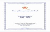 Final AR 2018-19 investors/financials... · hcarcat Pcarentercals Limited NOTICE ANNUAL REPORT 2018-2019 BHARAT PARENTERALS LIMITED NOTICE is hereby given that the 26th Annual General