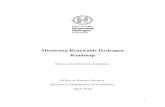 MN Renewable Hydrogen Roadmap - Clean Energy Resource Teams · • Biomass to hydrogen-rich fuels o Gasification-derived hydrogen-rich fuels Methods which produce clean syngas of