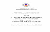 AURORA PACIFIC ECONOMIC ZONE AND FREEPORT …...As of December 31, 2013, APECO is under the management of Atty. Gerardo D. Erguiza, Jr., President and Chief Executive Officer who assumed