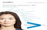 Achieving high performance in BPO - Accenture/media/accenture/conversion-ass… · High-performance BPO 41% Typical BPO 90% High-performance BPO Typical BPO 44% High-performance BPO