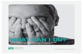WHAT CAN I DO? - Edmonton...CANADIAN MENTAL HEALTH ASSOCIATION – EDMONTON REGION SUICIDE CAREGIVER SUPPOR SERVICES – NFORMATIO PACKAE 3 professional counselling or medical treatment