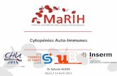 Cytopénies Auto-Immunes - MaRIH · 2020. 1. 25. · Thai et al., Medicine, 2016 MTEV Mortalité CV Infections Evts Risques à long terme Palandri et al., AJH, 2014 Scintigraphie