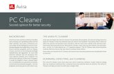 PC Cleaner - MATRIX · PC-Cleaner Mehr Sicherheit dank zweiter Meinung PC Cleaner Second opinion for better security The Avira PC Cleaner is available free of charge. It should be