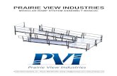 PRAIRIE VIEW INDUSTRIES · 2.5 angle wedge configurations 11 section 3: landing assembly 3.1 landing handrail assembly 12 ... ramps width: standard width 36” ... from the platform